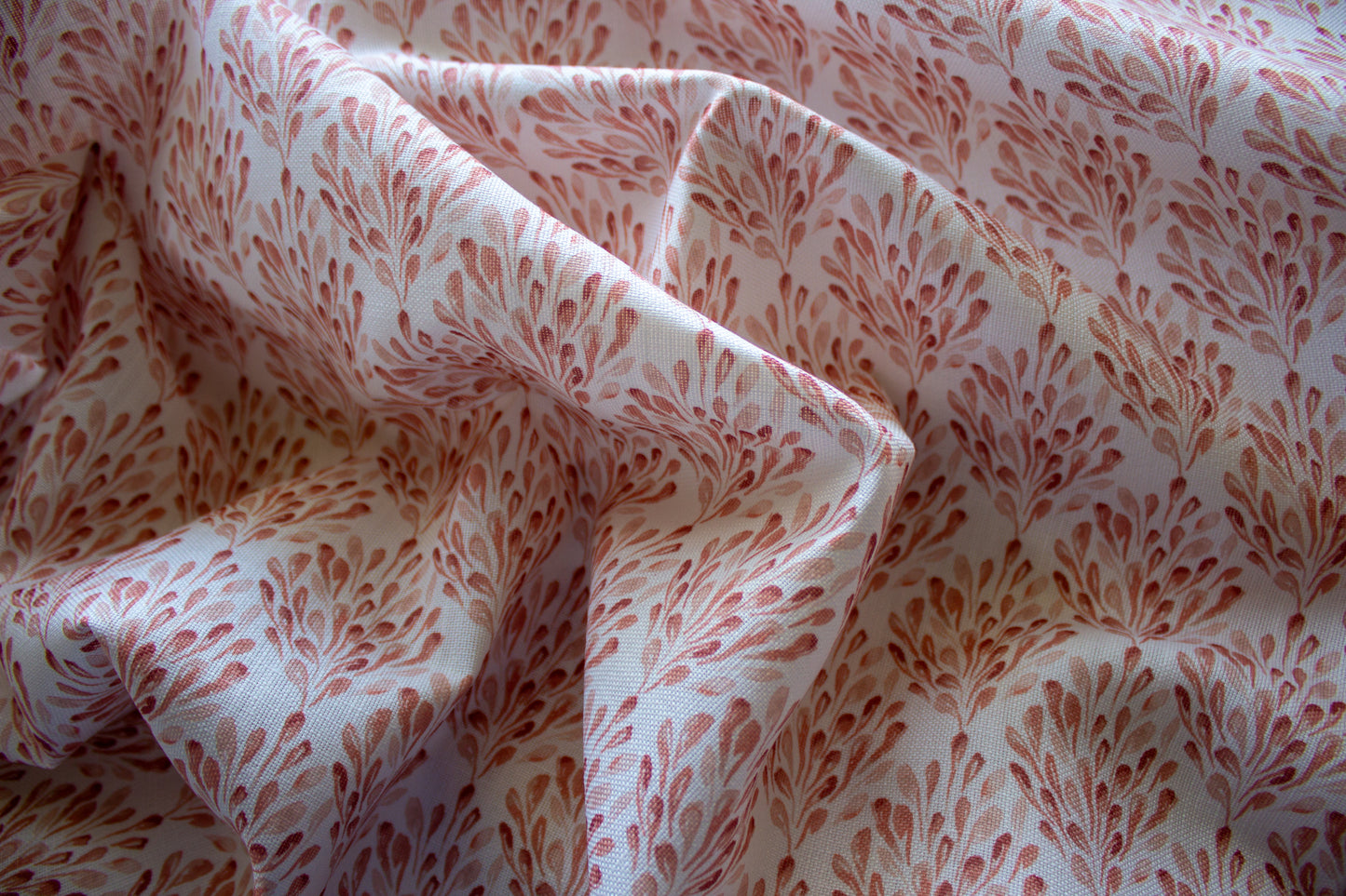 Plumage Fabric | Coral