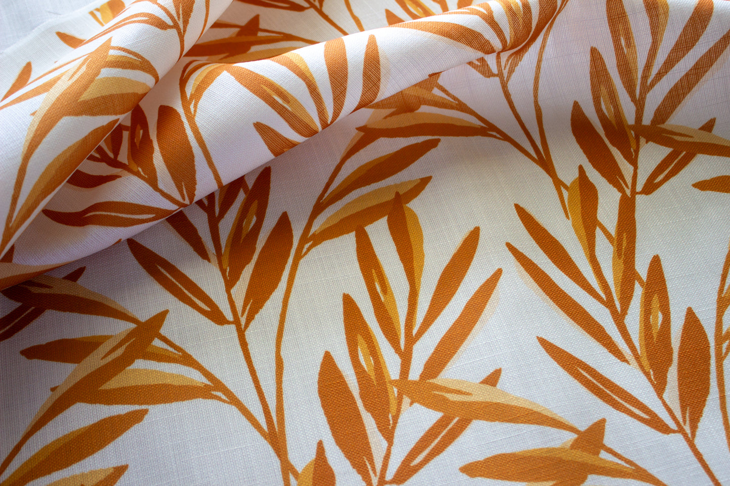Botanical Fabric | Gold and Cream