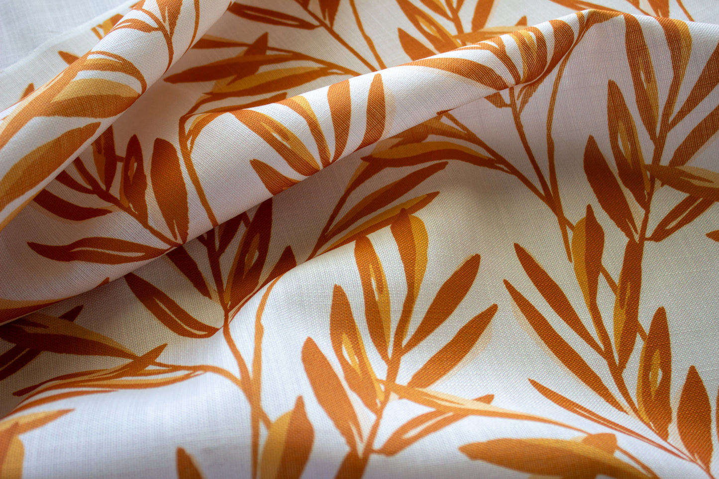 Botanical Fabric | Gold and Cream