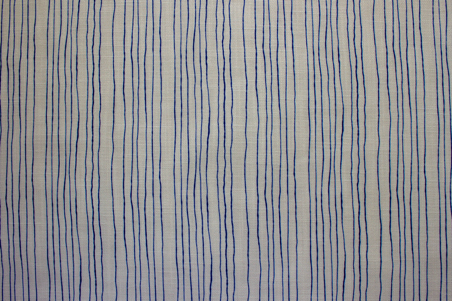 Inky Pinstripe Fabric | Cobalt