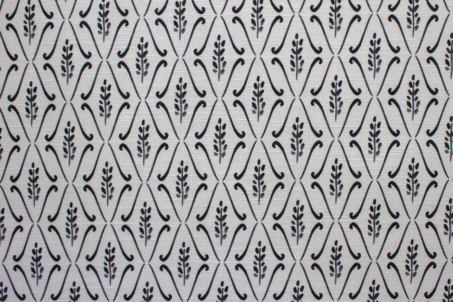 Adeline Fabric | Black and Cream