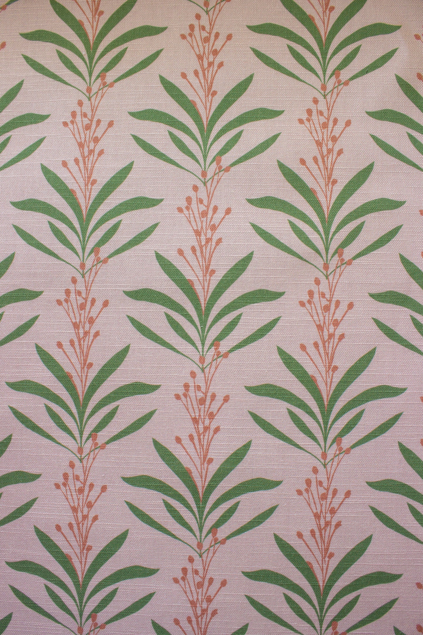 Vine Fabric | Pink and Green