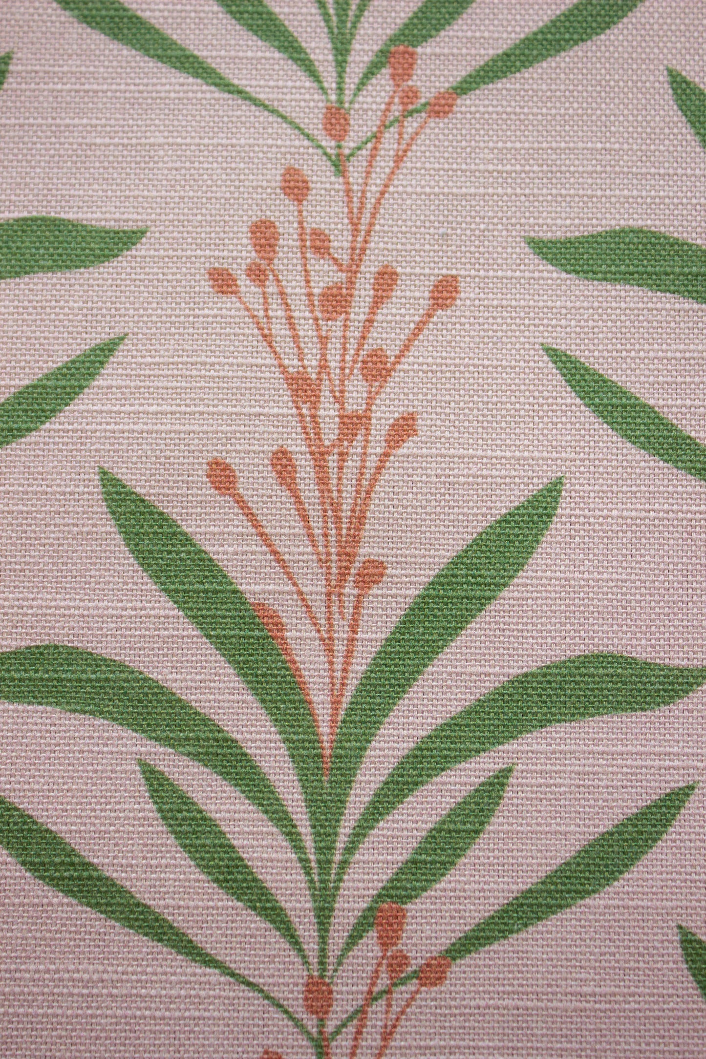 Vine Fabric | Pink and Green