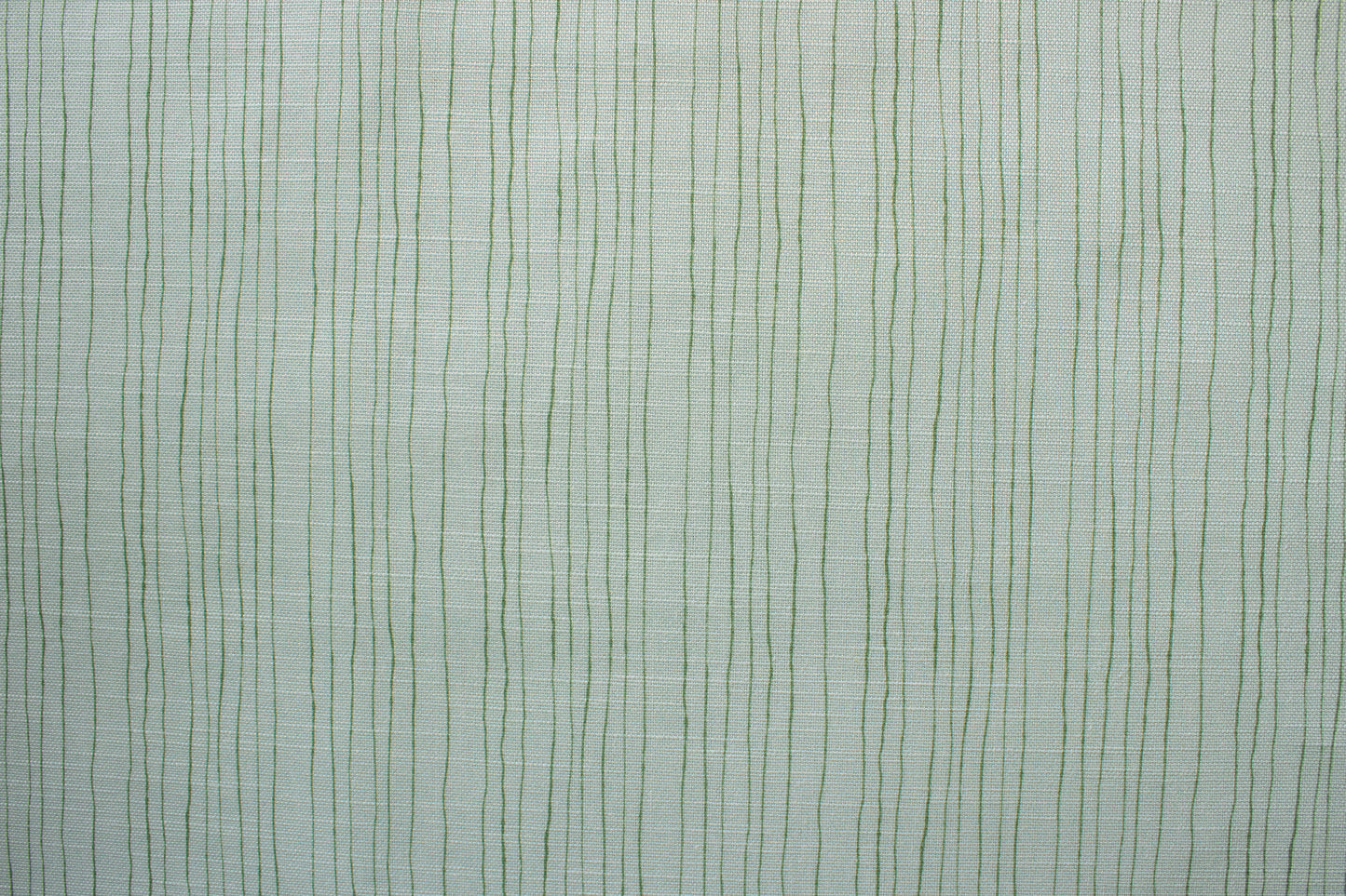Inky Pinstripe Fabric | Green