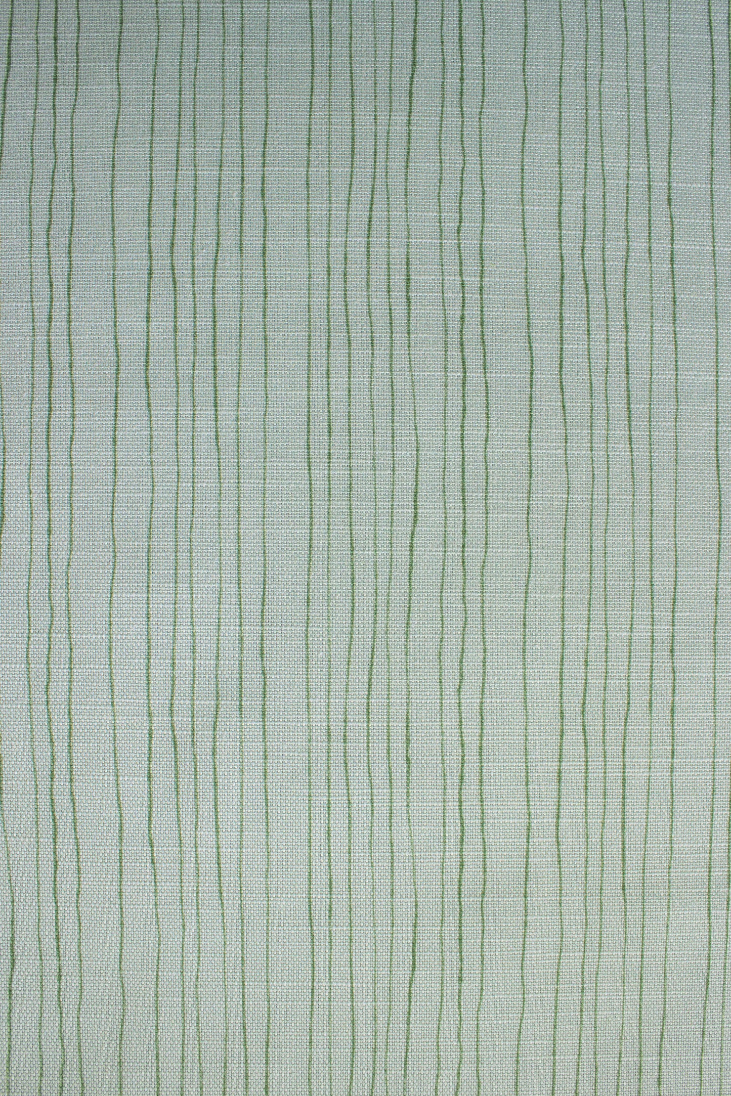 Inky Pinstripe Fabric | Green
