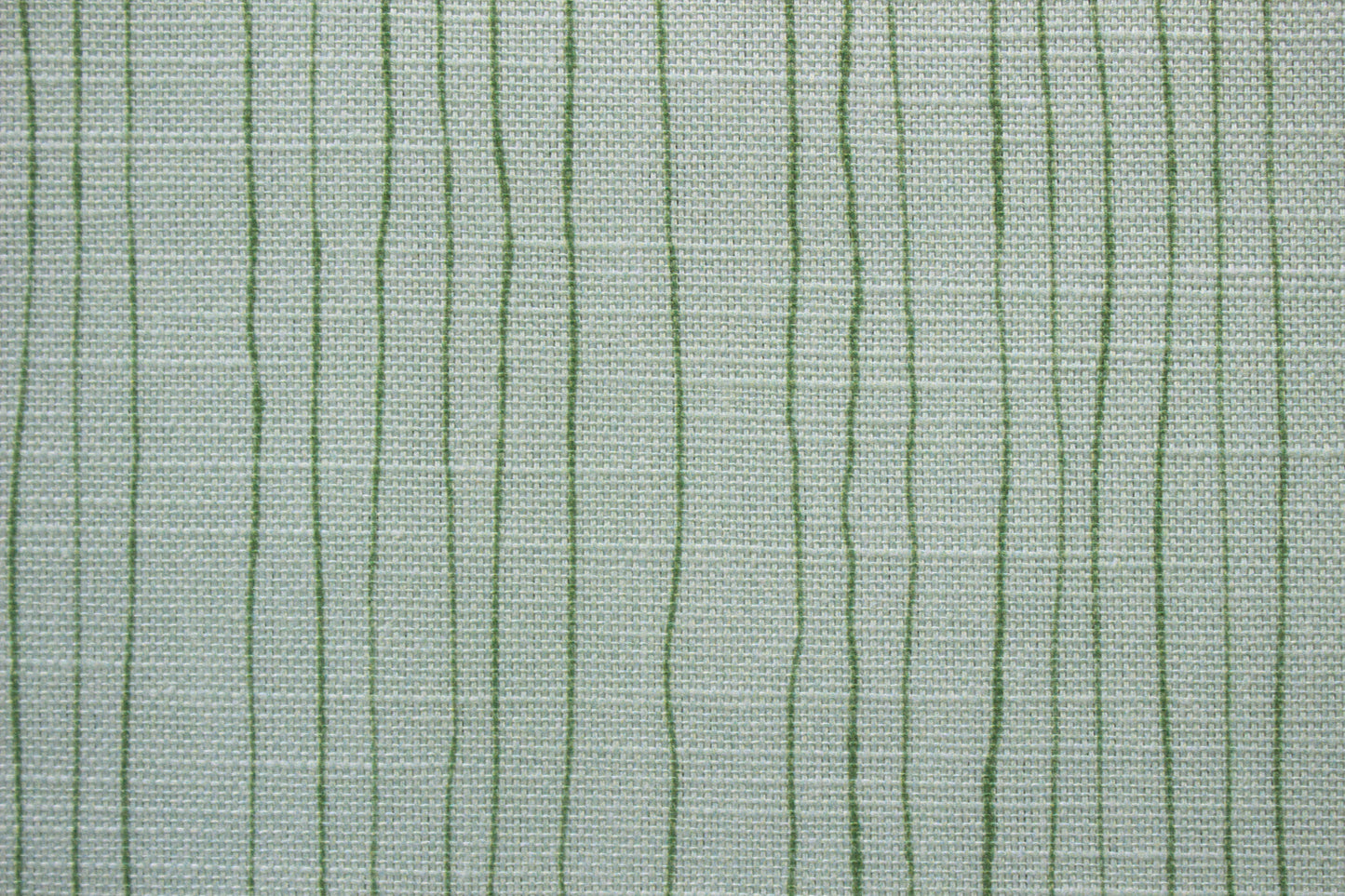 Inky Pinstripe Fabric | Green