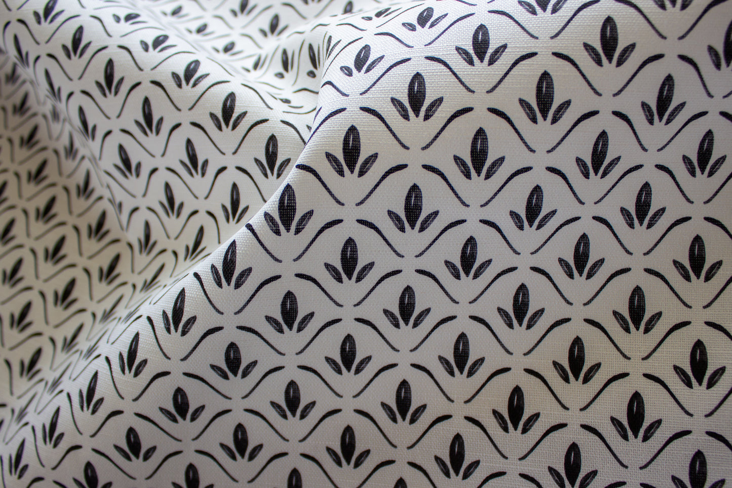 Isabel Fabric | Black and Cream