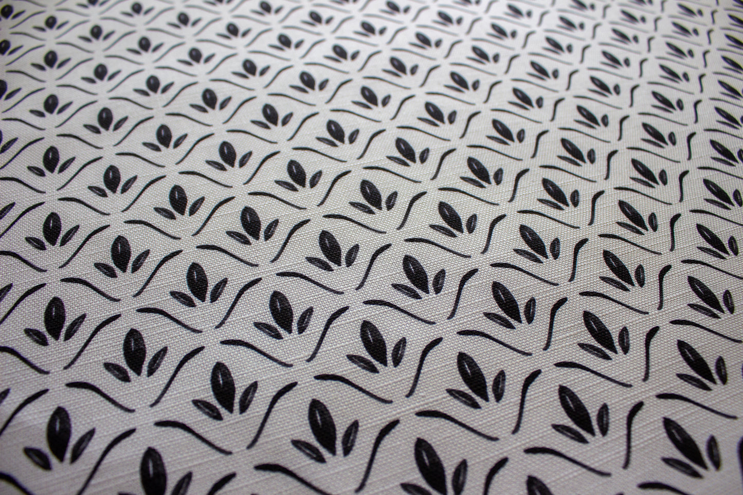 Isabel Fabric | Black and Cream