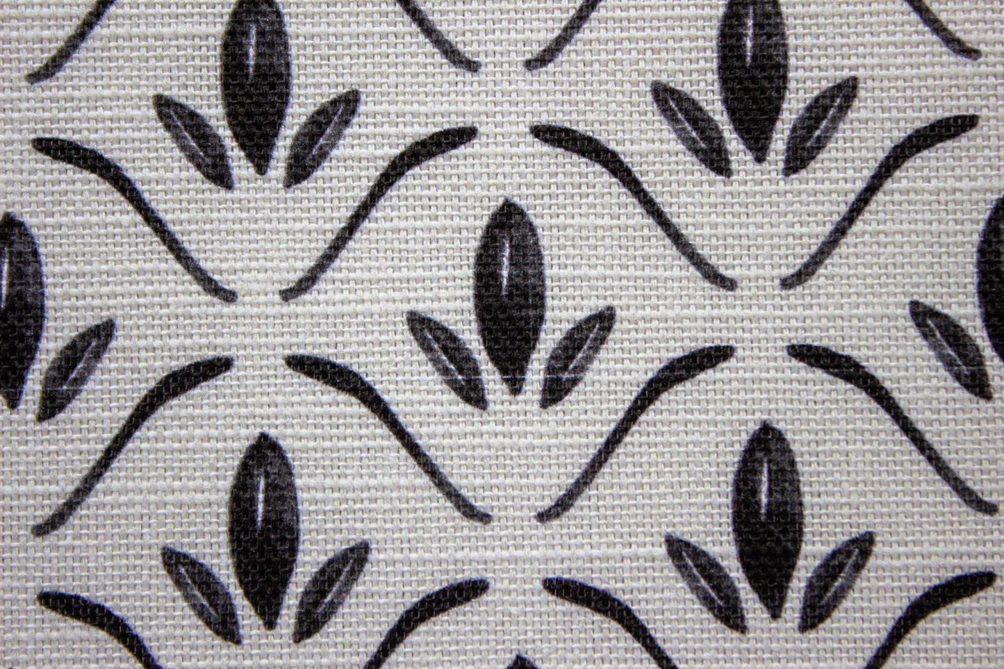 Isabel Fabric | Black and Cream