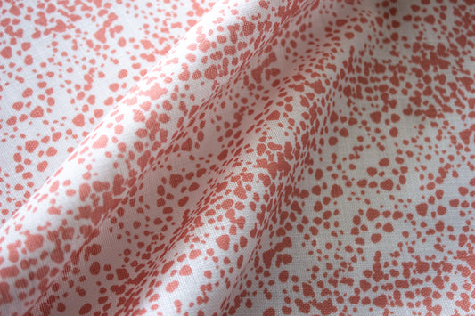 Spotted Fabric | Coral