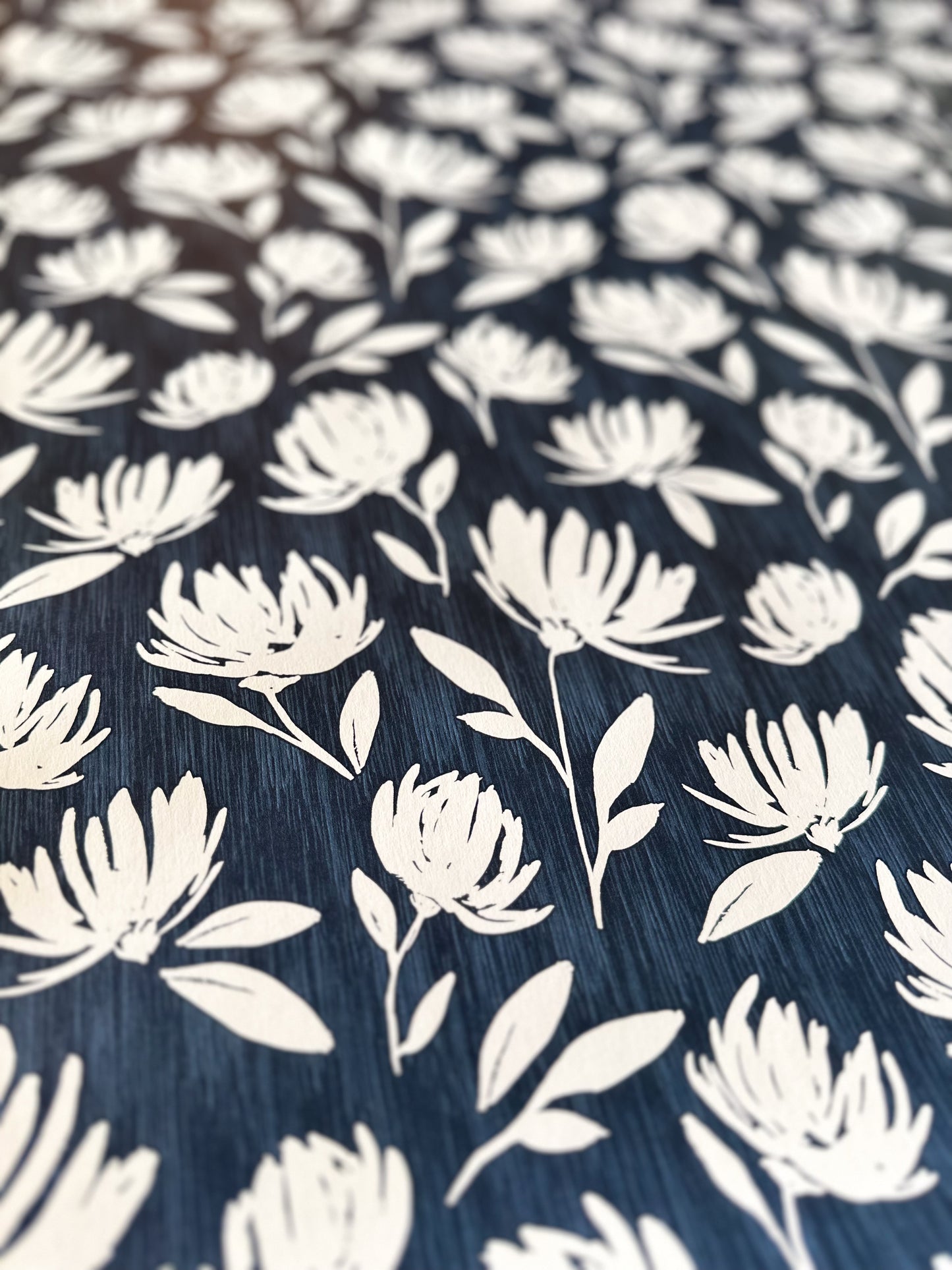 Flora Wallpaper | Indigo