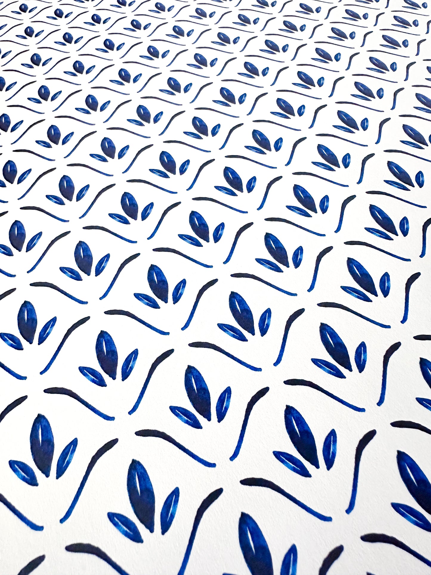Isabel Wallpaper | Cobalt