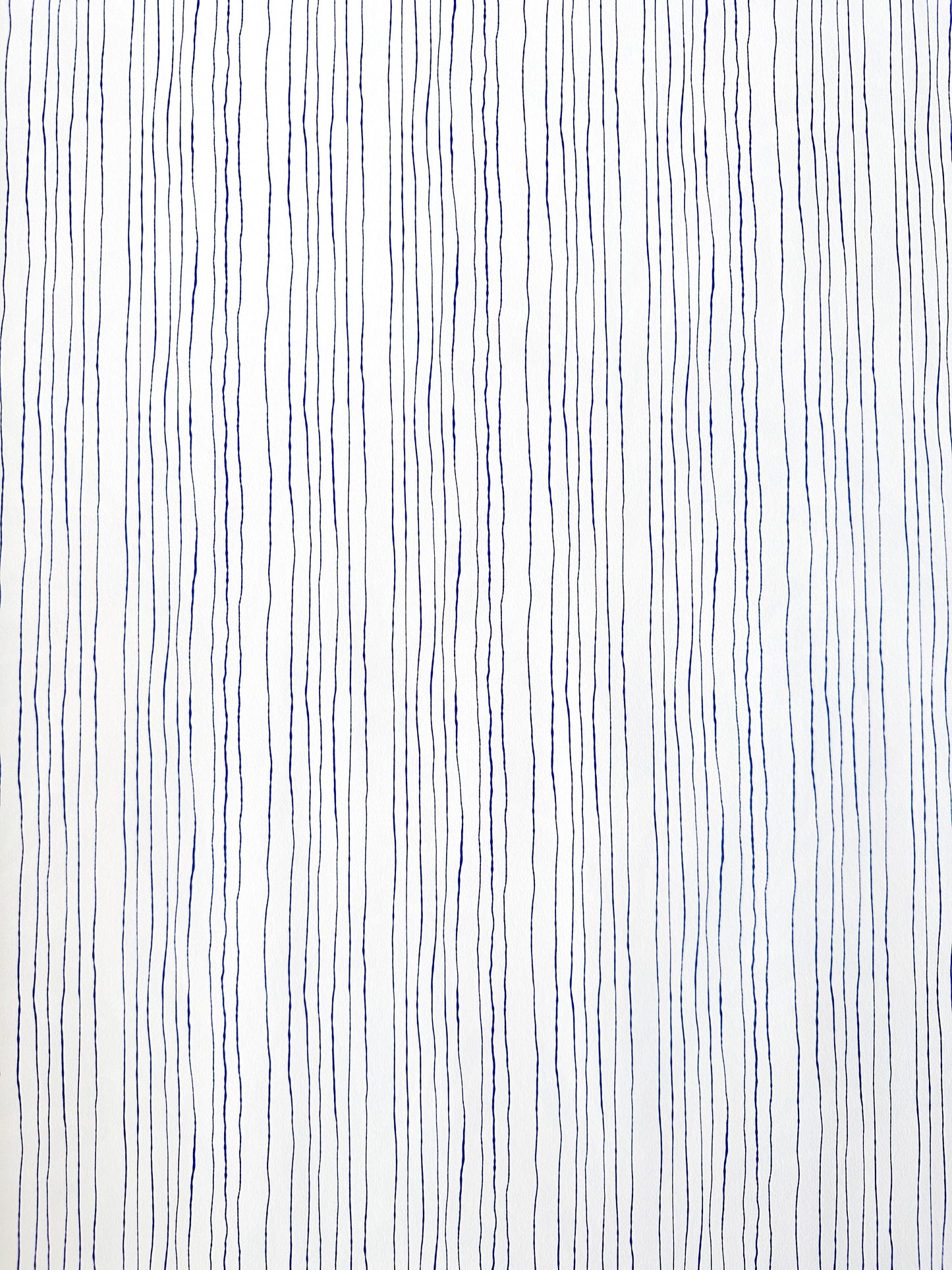 Inky Pinstripe Wallpaper | Cobalt