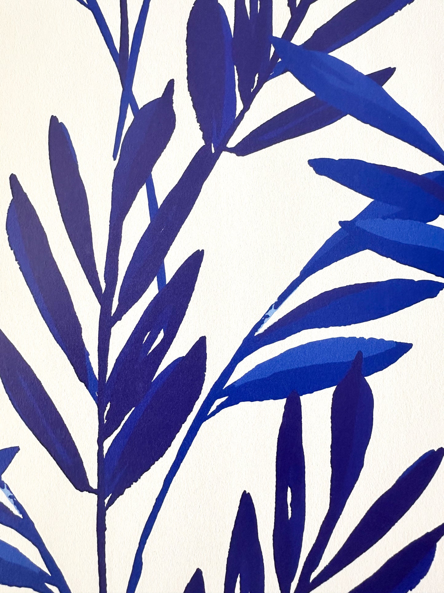 Botanical Wallpaper | Cobalt