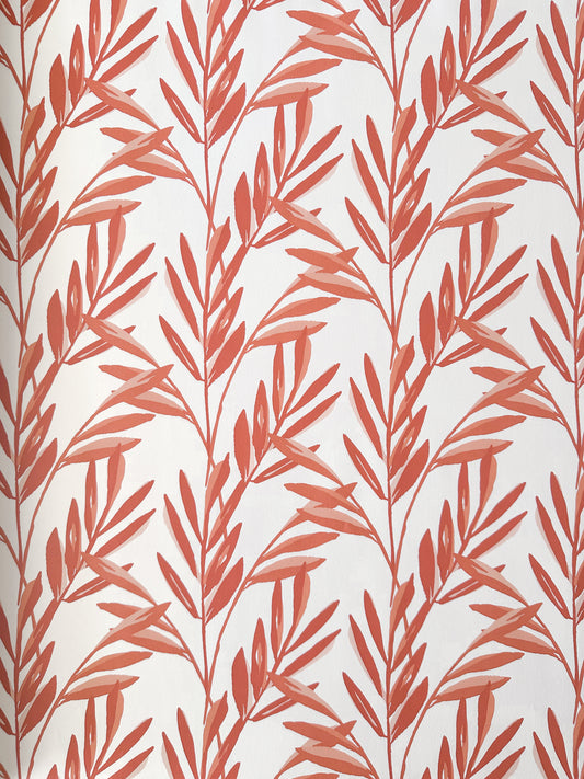 Botanical Wallpaper | Coral