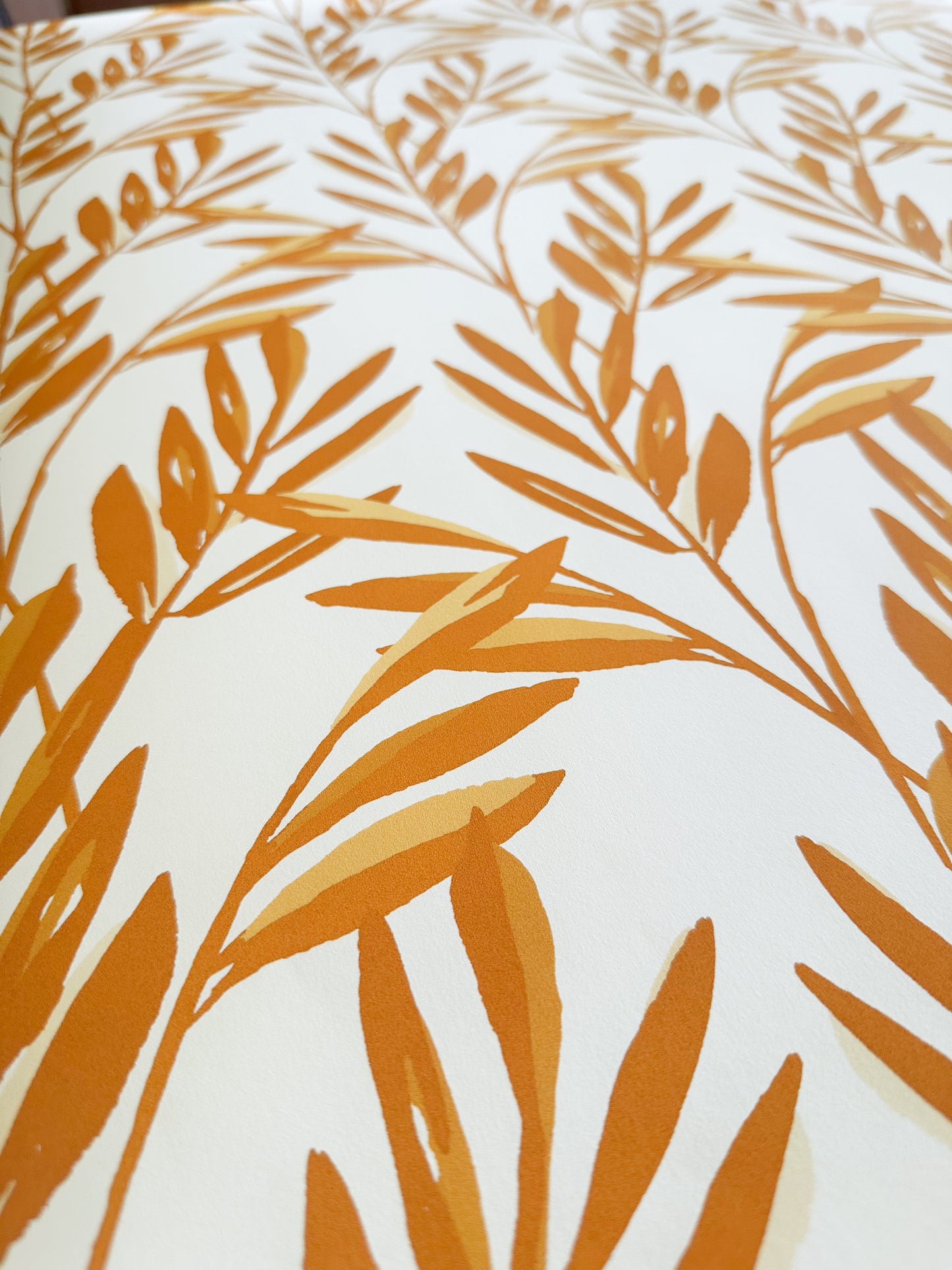 Botanical Wallpaper | Gold and Cream