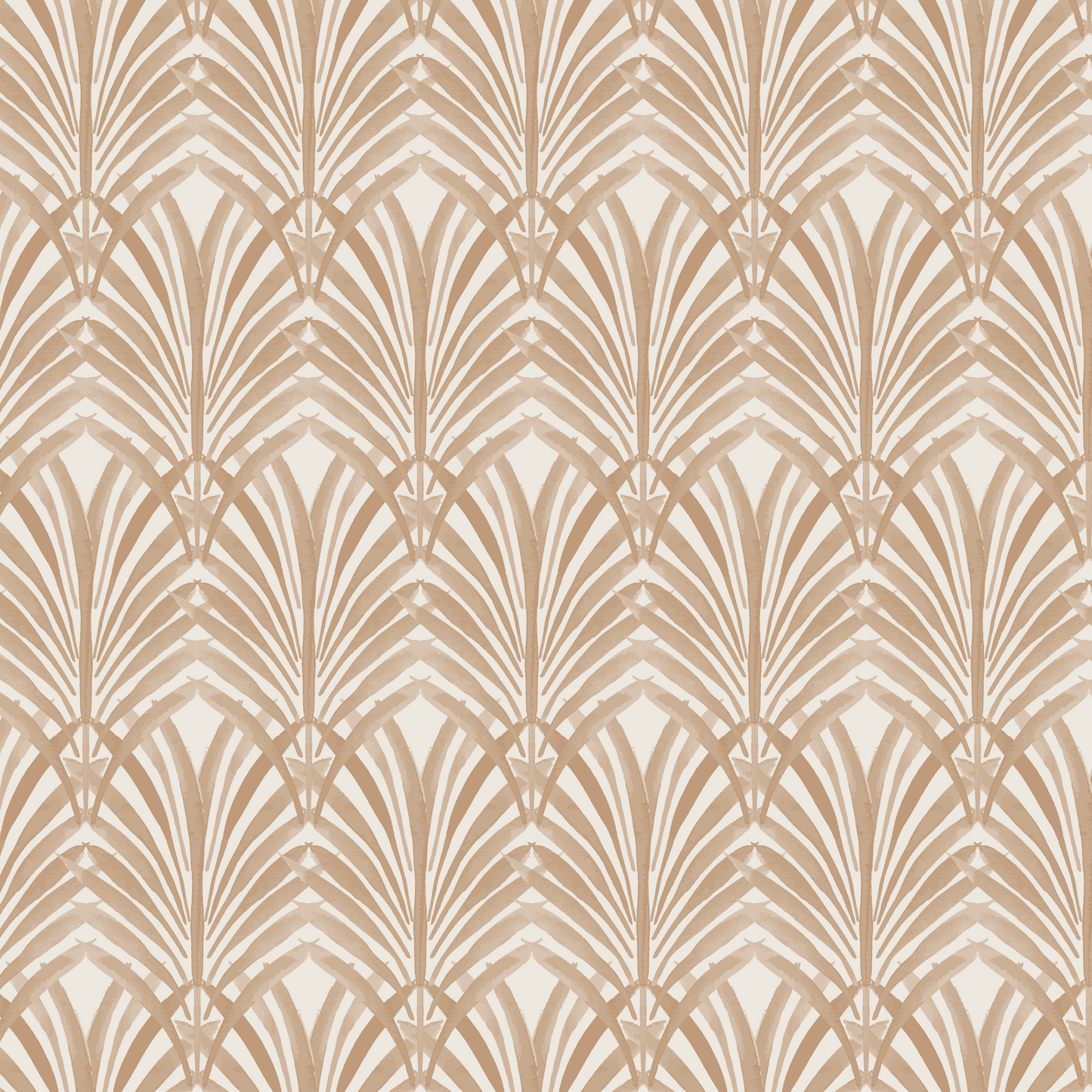 Palm Arch Fabric | Sand