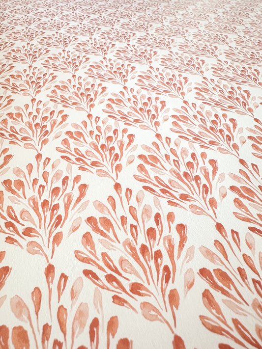 Plumage Wallpaper | Coral