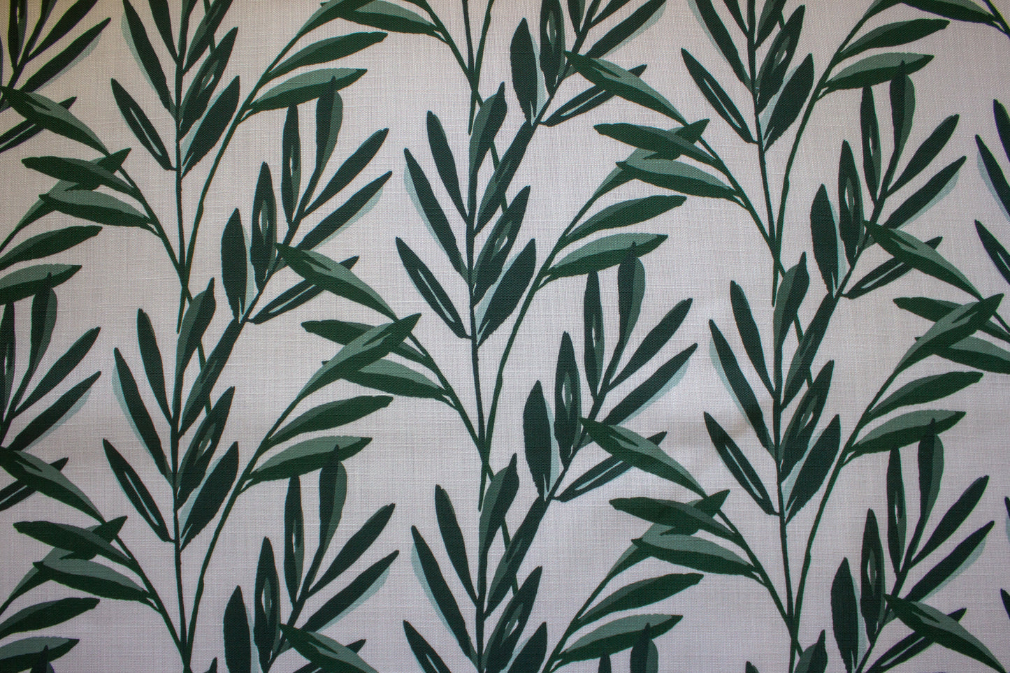 Botanical Fabric | Evergreen and Cream