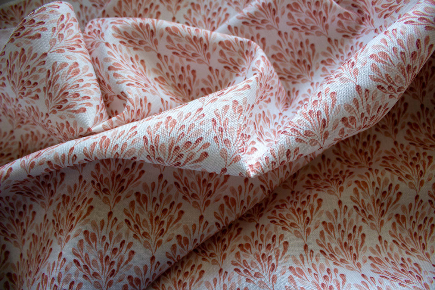 Plumage Fabric | Coral