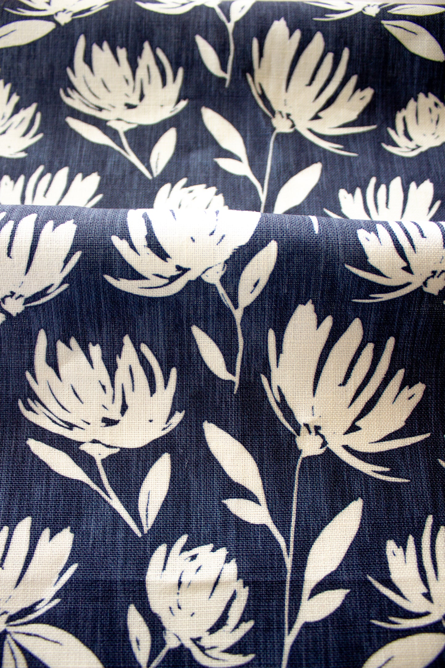 Flora Fabric | Indigo