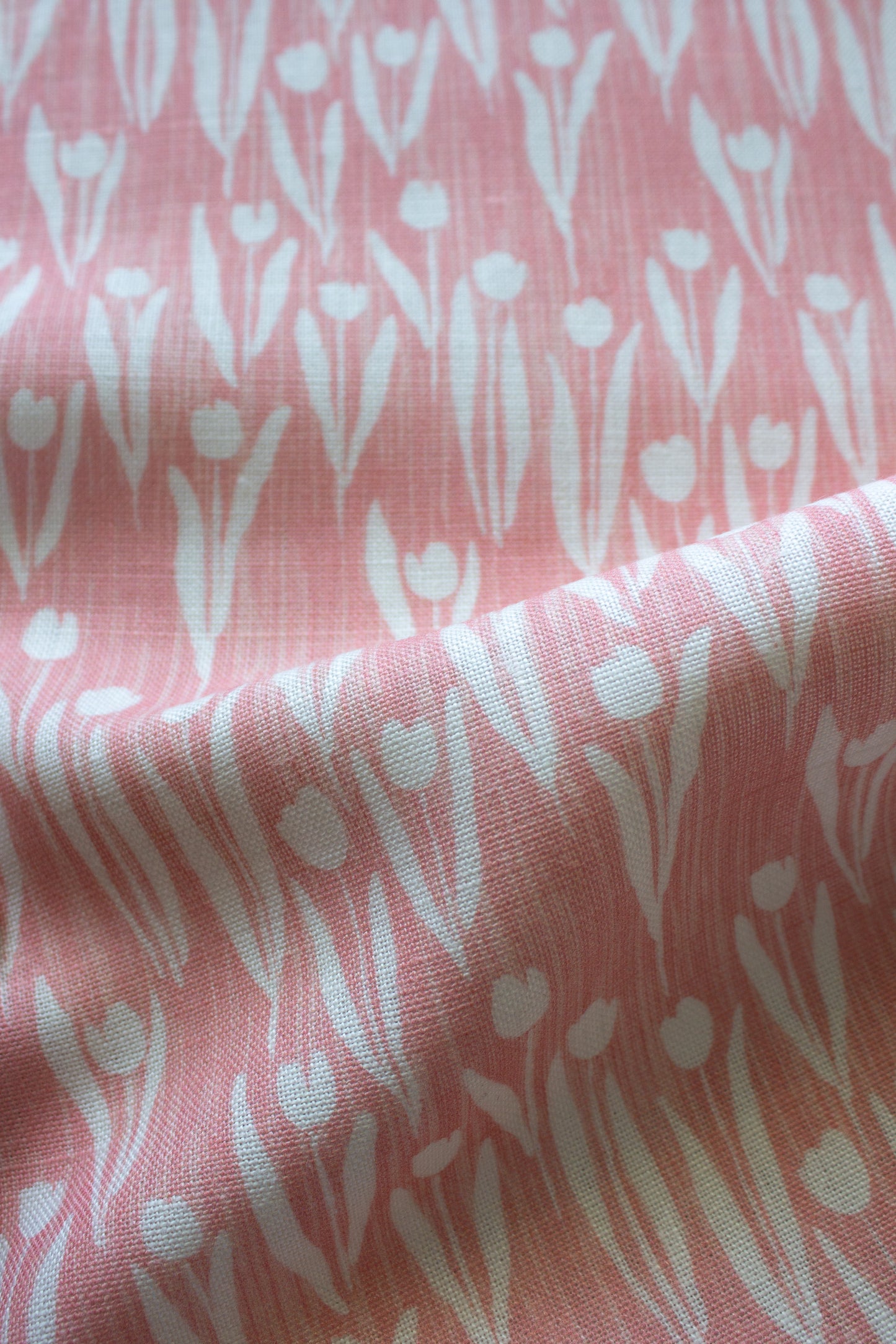 Tulips Fabric | Coral