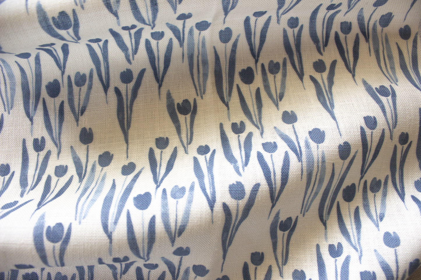 Tulips Fabric | Blue