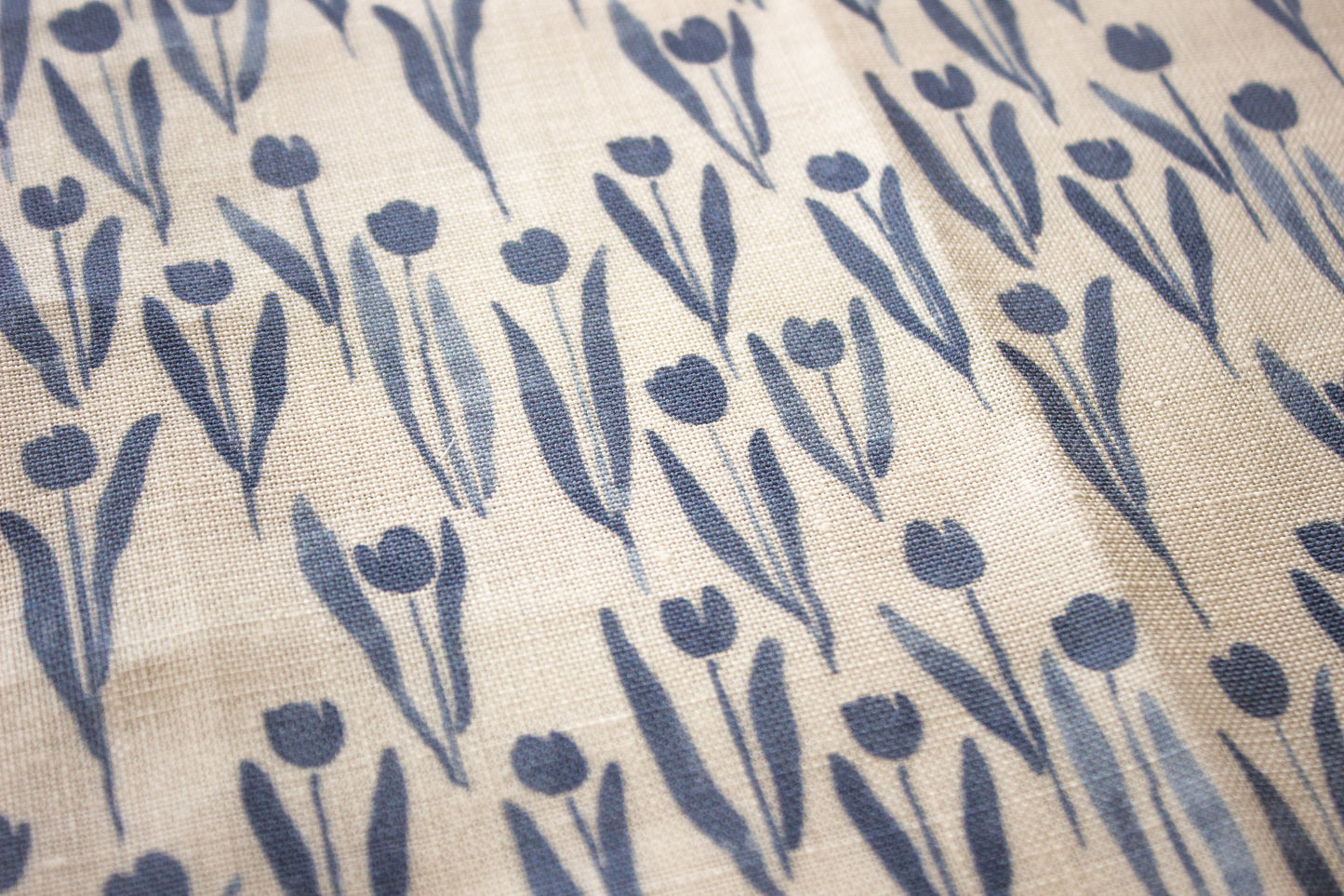 Tulips Fabric | Blue