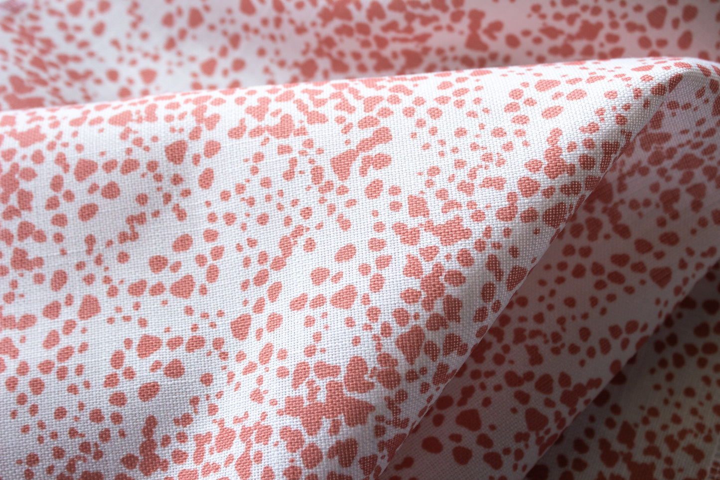 Spotted Fabric | Coral