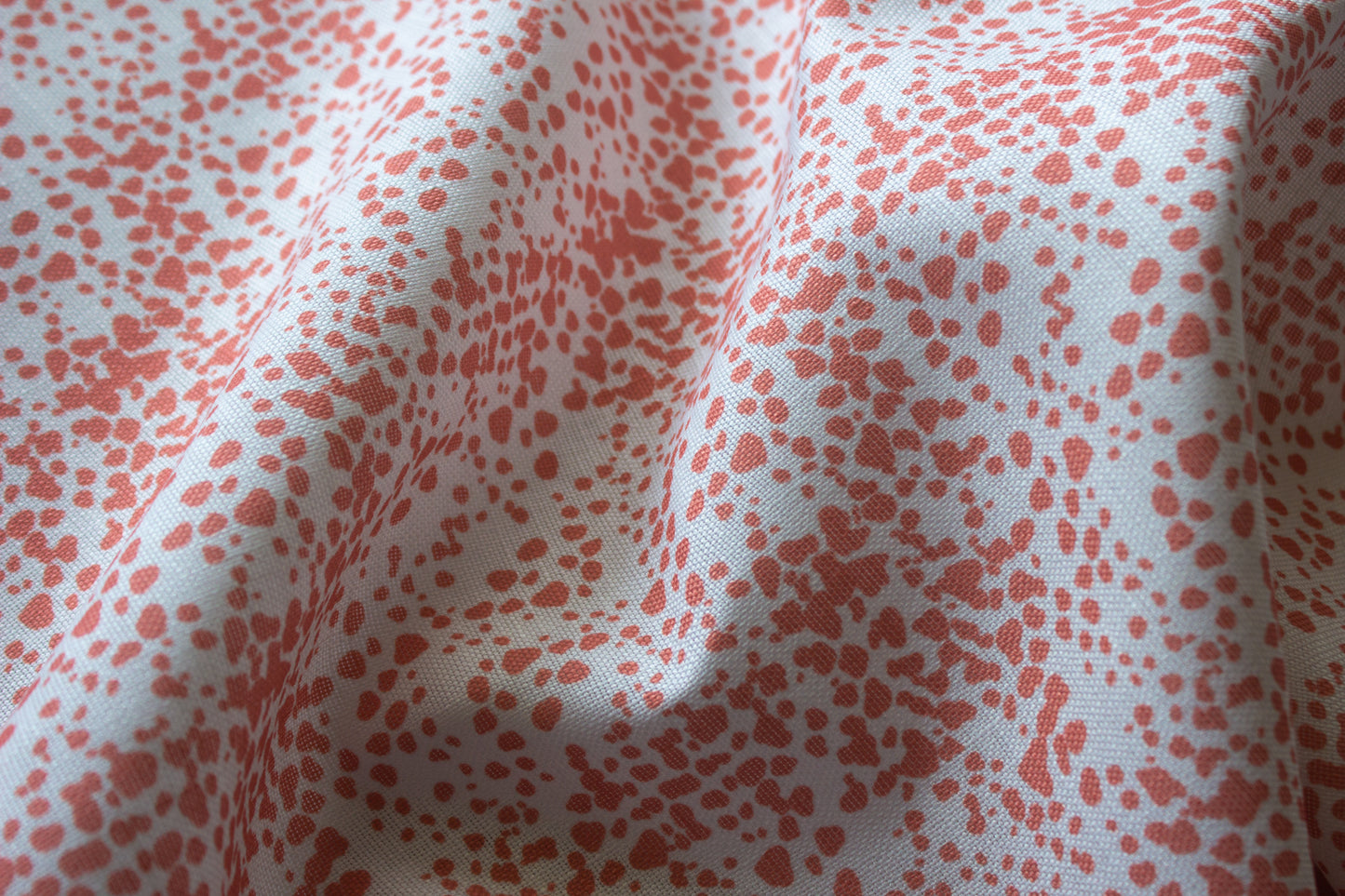 Spotted Fabric | Coral