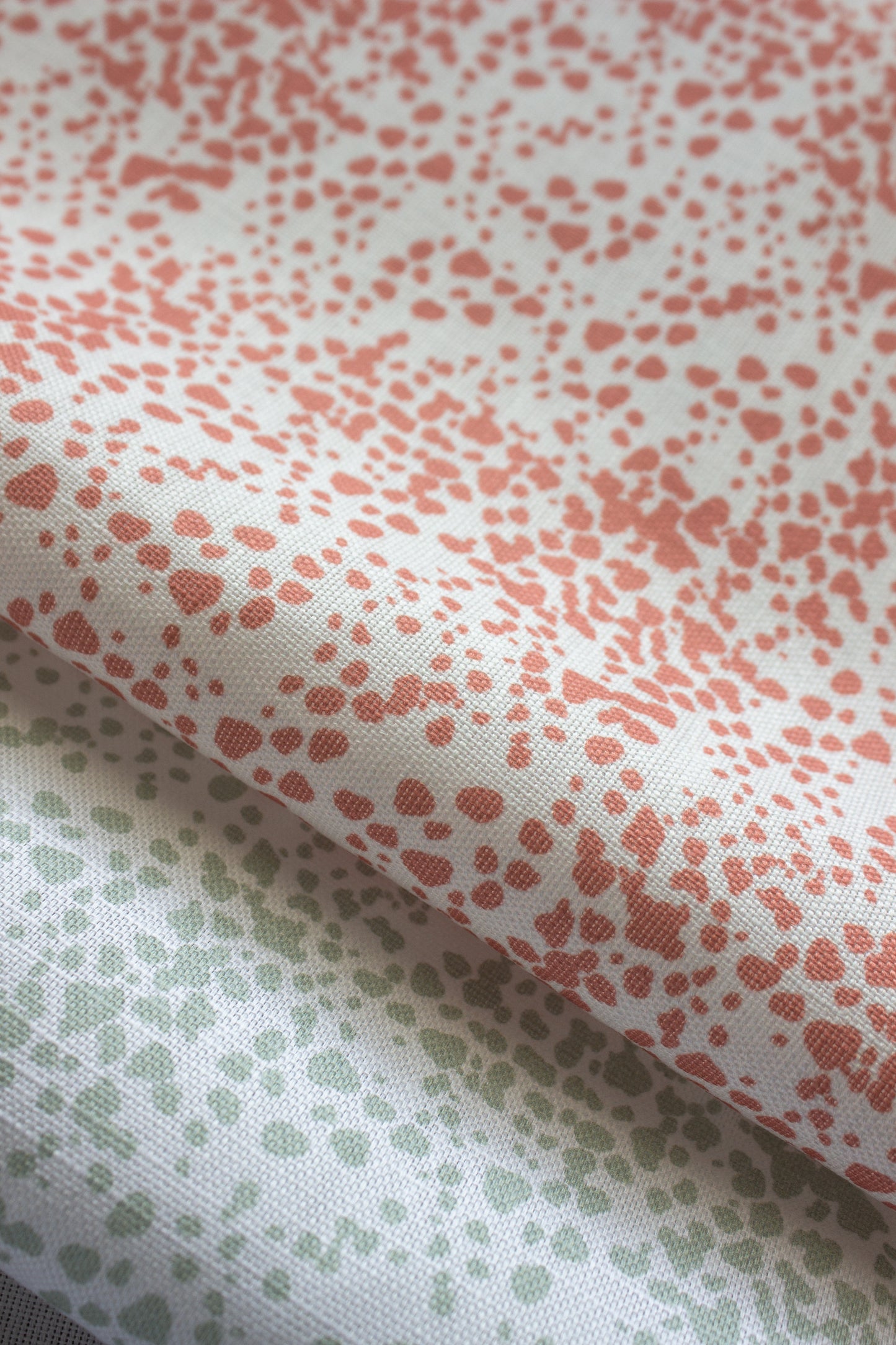 Spotted Fabric | Coral