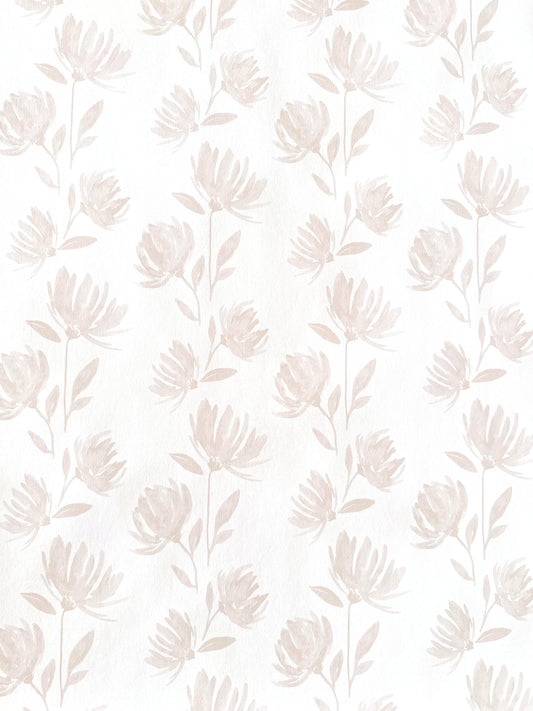 Blooming in Natural, Wallpaper Swatch