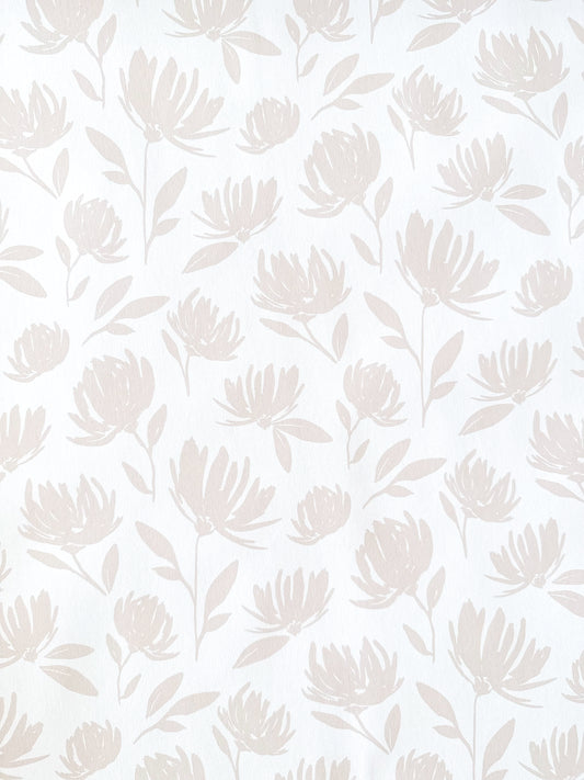 Flora in Natural, Wallpaper Swatch