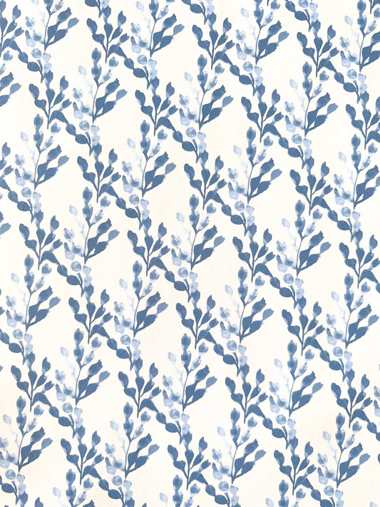 Seaside Sway in Blue, Wallpaper Swatch
