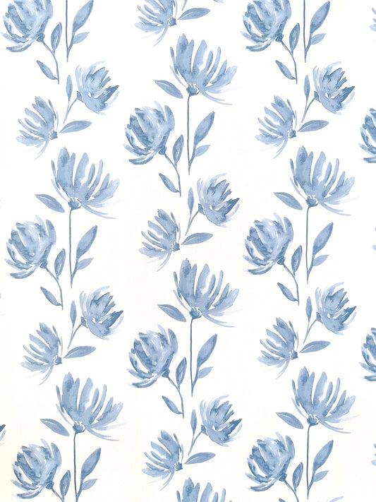 Blooming in Blue, Wallpaper Swatch
