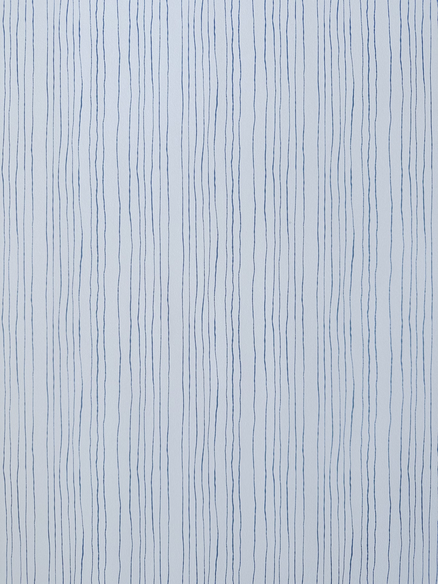 Inky Pinstripe Wallpaper | Blue
