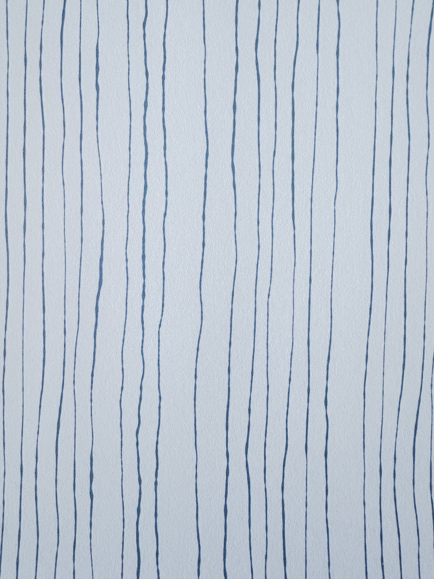 Inky Pinstripe Wallpaper | Blue