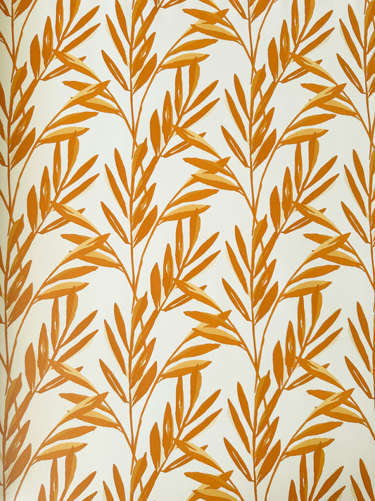 Botanical Wallpaper | Gold and Cream