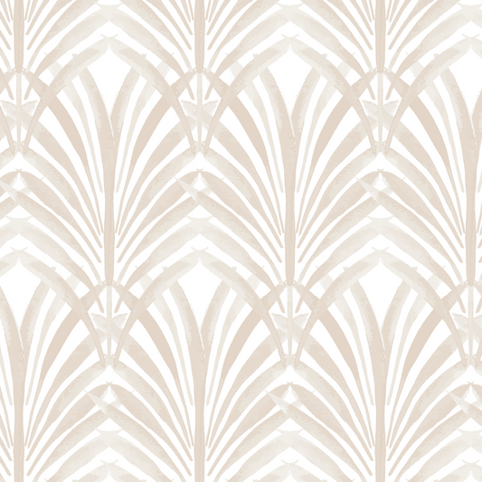 Palm Arch Fabric | Cloud