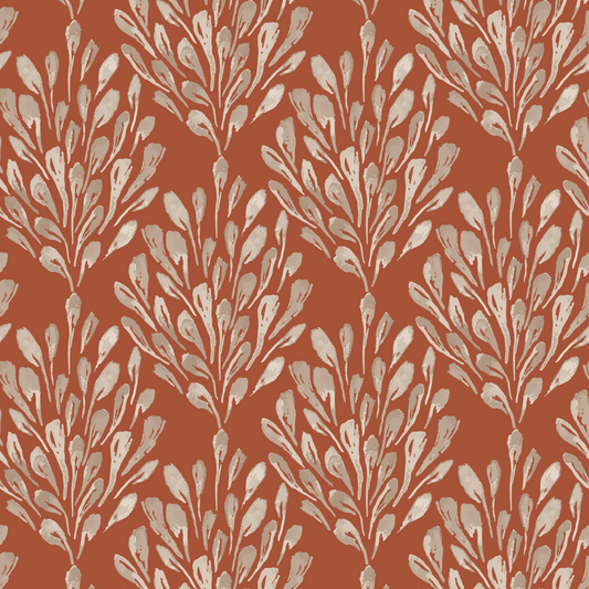 Plumage Fabric | Burnt Copper