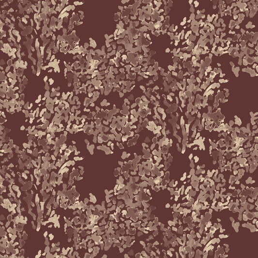 Reef Fabric |  Plum & Cream